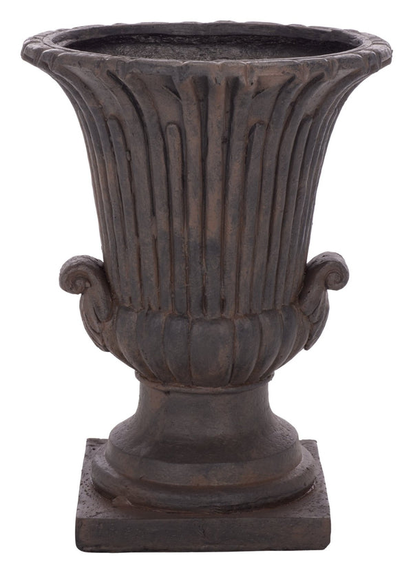Safavieh ATLAS Planter Pot - Modern Magnesium Oxide Design for Stylish Outdoor Spaces and Lasting Durability Brown PAT5047B