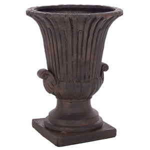 Safavieh ATLAS Planter Pot - Modern Magnesium Oxide Design for Stylish Outdoor Spaces and Lasting Durability Brown PAT5047B