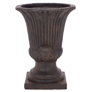 Safavieh ATLAS Planter Pot - Modern Magnesium Oxide Design for Stylish Outdoor Spaces and Lasting Durability Brown PAT5047B