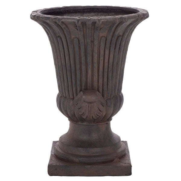 Safavieh ATLAS Planter Pot - Modern Magnesium Oxide Design for Stylish Outdoor Spaces and Lasting Durability Brown PAT5047B