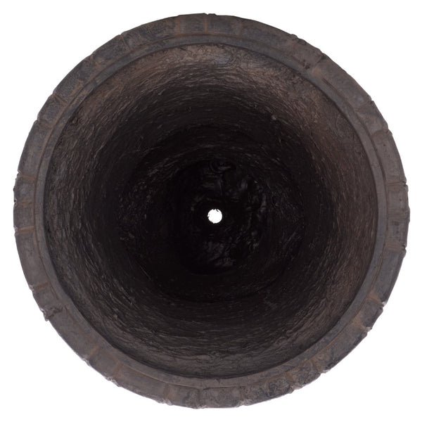 Safavieh ATLAS Planter Pot - Modern Magnesium Oxide Design for Stylish Outdoor Spaces and Lasting Durability Brown PAT5047B