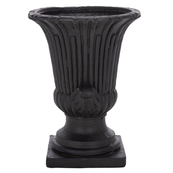 Safavieh ATLAS Planter Pot - Modern Magnesium Oxide Design for Stylish Outdoor Spaces and Lasting Durability Black PAT5047E