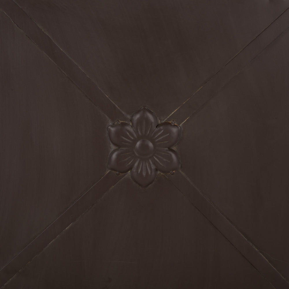 Safavieh Caledonia Trellis Planter – Elegant Metal Outdoor Furniture To Enhance Your Garden Or Patio Space Rustic Brown 100% Iron Pat5048b