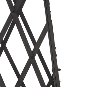 Safavieh CALEDONIA Trellis Planter - Elegant Vertical Support for Climbing Plants, Durable Iron Design for Outdoors Black PAT5048E