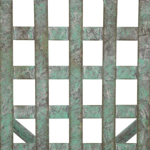 Safavieh Caledonia Outdoor Lounge Chair Set of 2 Powder Coated Metal Garden Patio Seating Antique Green PAT5049D-SET2