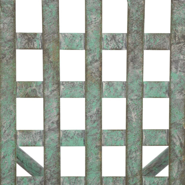 Safavieh Caledonia Outdoor Lounge Chair Set of 2 Powder Coated Metal Garden Patio Seating Antique Green PAT5049D-SET2