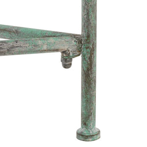 Safavieh Caledonia Outdoor Iron Bench Scrollwork Loveseat for Garden Patio or Balcony Green PAT5050D