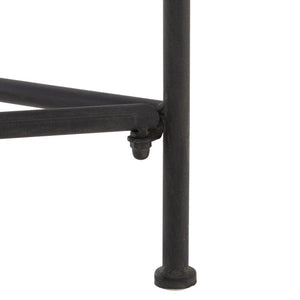 Safavieh Caledonia Outdoor Iron Bench Scrollwork Loveseat for Garden Patio or Balcony Black PAT5050E