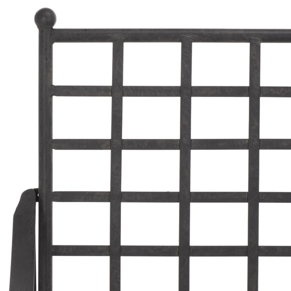 Safavieh Caledonia Outdoor Iron Bench Scrollwork Loveseat for Garden Patio or Balcony Black PAT5050E