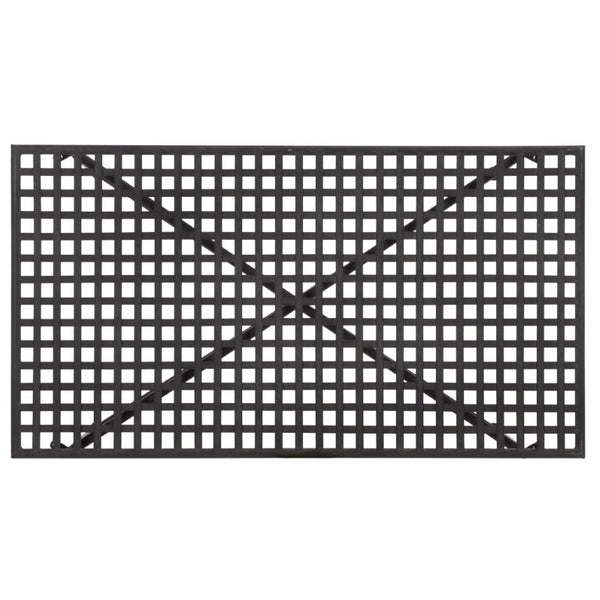 Safavieh Caledonia Metal Coffee Table Vintage Farmhouse Style Low Profile Rectangular Living Room Black PAT5051E