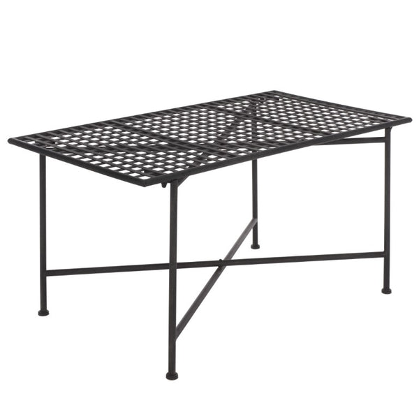 Safavieh Caledonia Metal Coffee Table Vintage Farmhouse Style Low Profile Rectangular Living Room Black PAT5051E
