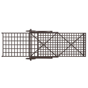 Safavieh Caledonia Outdoor Metal Chaise Lounge Antique White Powder Coat Patio Resort Style Brown PAT5052B