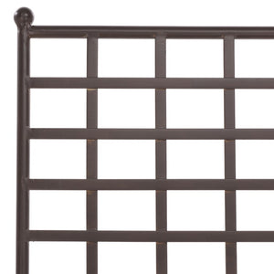 Safavieh Caledonia Outdoor Metal Chaise Lounge Antique White Powder Coat Patio Resort Style Brown PAT5052B