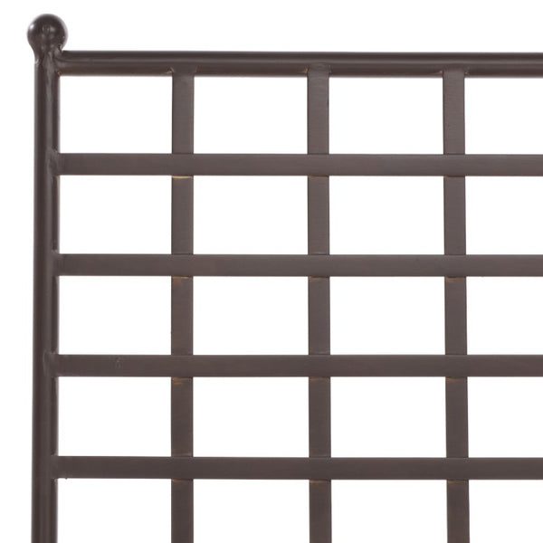 Safavieh Caledonia Outdoor Metal Chaise Lounge Antique White Powder Coat Patio Resort Style Brown PAT5052B