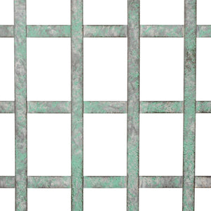 Safavieh Caledonia Outdoor Metal Chaise Lounge Antique White Powder Coat Patio Resort Style Dark Green PAT5052D