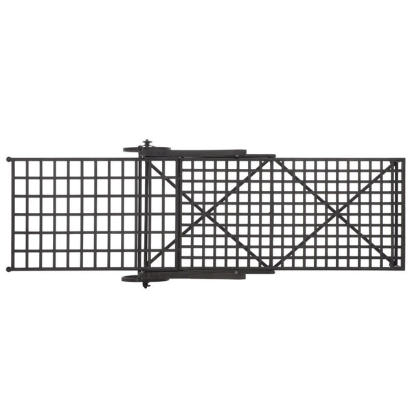 Safavieh Caledonia Outdoor Metal Chaise Lounge Antique White Powder Coat Patio Resort Style Black PAT5052E