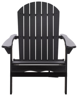 Eden Adirondack Chair With Wide Armrests And Contoured Seat, Solid Wood Outdoor Accent For Patio