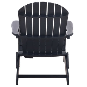 Eden Adirondack Chair With Wide Armrests And Contoured Seat, Solid Wood Outdoor Accent For Patio