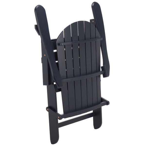 Eden Adirondack Chair With Wide Armrests And Contoured Seat, Solid Wood Outdoor Accent For Patio