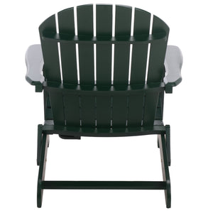 Eden Adirondack Chair With Wide Armrests And Contoured Seat, Solid Wood Outdoor Accent For Patio