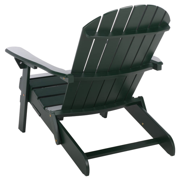 Eden Adirondack Chair With Wide Armrests And Contoured Seat, Solid Wood Outdoor Accent For Patio