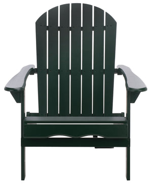 Eden Adirondack Chair With Wide Armrests And Contoured Seat, Solid Wood Outdoor Accent For Patio