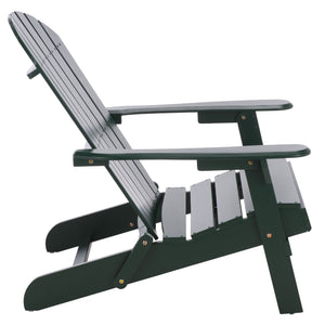 Eden Adirondack Chair With Wide Armrests And Contoured Seat, Solid Wood Outdoor Accent For Patio