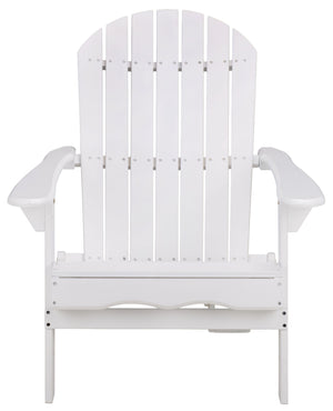Eden Adirondack Chair With Wide Armrests And Contoured Seat, Solid Wood Outdoor Accent For Patio