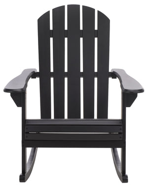 Stowe Adirondack Rocking Chair - Solid Wood Weather-Resistant Outdoor Lounge With Ergonomic Comfort And Timeless Style