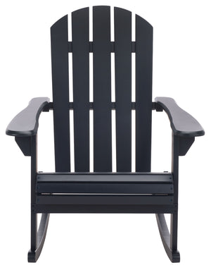 Stowe Adirondack Rocking Chair - Solid Wood Weather-Resistant Outdoor Lounge With Ergonomic Comfort And Timeless Style