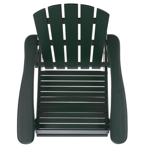 Stowe Adirondack Rocking Chair - Solid Wood Weather-Resistant Outdoor Lounge With Ergonomic Comfort And Timeless Style