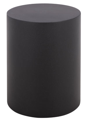 Tina Cylinder Accent Table – Sleek Polystone Side Table With Matte Finish, Compact Sturdy Surface For Decor