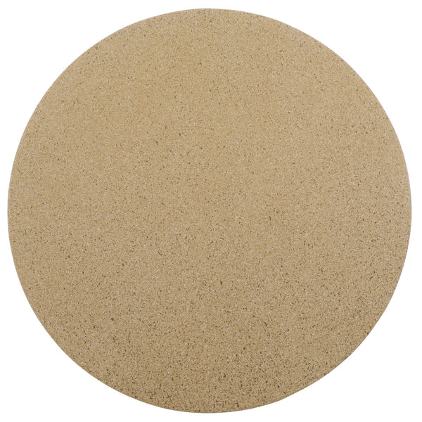 Tina Cylinder Accent Table – Sleek Polystone Side Table With Matte Finish, Compact Sturdy Surface For Decor