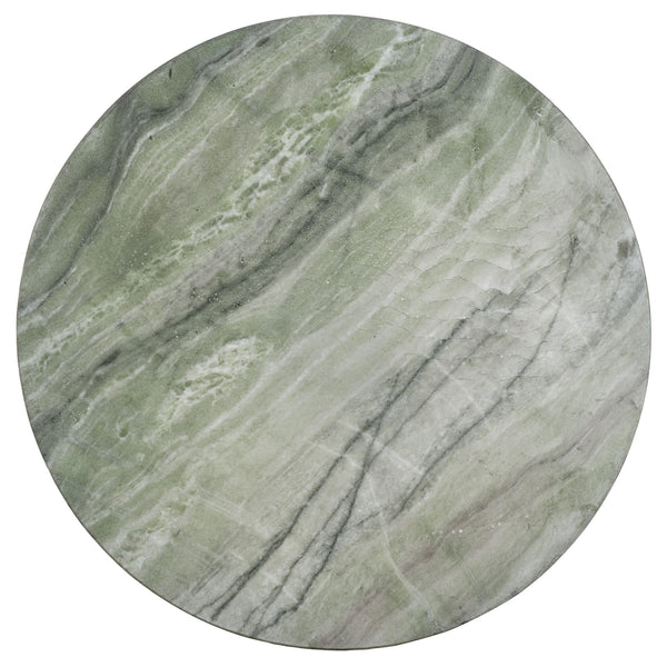 Tina Cylinder Accent Table With Polystone Durability, Minimalist Round Pedestal For Modern Spaces