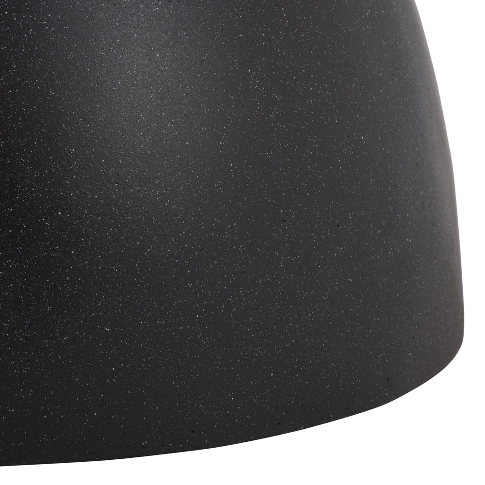 Tina Sculptural Hourglass Accent Table For Small Spaces — Matte Polystone Side Table, Modern Decor