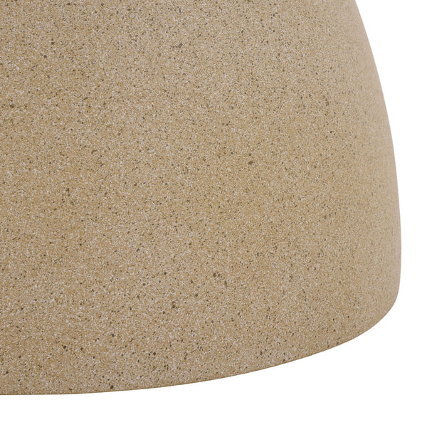 Tina Sculptural Hourglass Accent Table For Small Spaces — Matte Polystone Side Table, Modern Decor