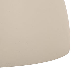 Tina Sculptural Hourglass Accent Table For Small Spaces — Matte Polystone Side Table, Modern Decor