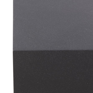 Tina Cube Accent Table — Sculptural Polystone Side Table With Matte Finish, Compact Durable Design