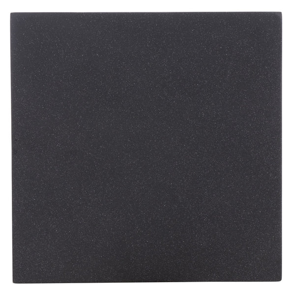 Tina Cube Accent Table — Sculptural Polystone Side Table With Matte Finish, Compact Durable Design