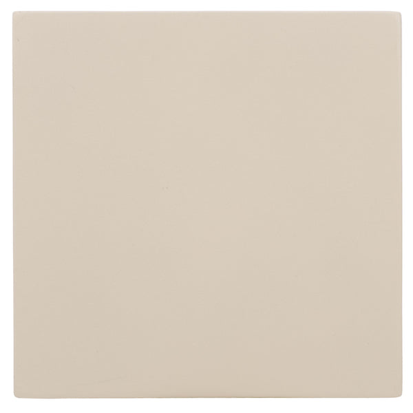 Tina Cube Accent Table — Sculptural Polystone Side Table With Matte Finish, Compact Durable Design