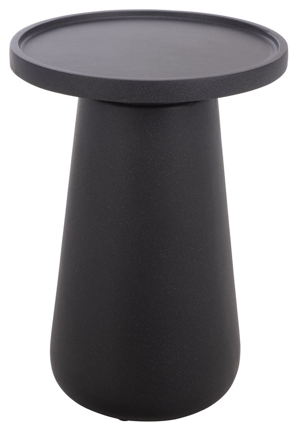 Tina Modern Accent Table With Polystone Finish — Compact Minimalist Side Table For Small Spaces
