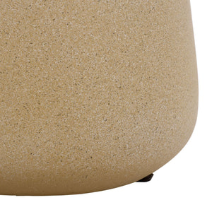 Tina Modern Accent Table With Polystone Finish — Compact Minimalist Side Table For Small Spaces