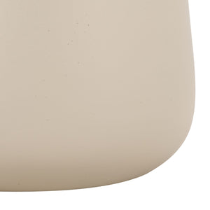 Tina Modern Accent Table With Polystone Finish — Compact Minimalist Side Table For Small Spaces