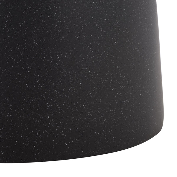 Tina Sculptural Mushroom Accent Table — Polystone Side Table With Matte Finish For Small Spaces (17.7")