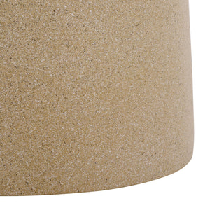 Tina Sculptural Mushroom Accent Table — Polystone Side Table With Matte Finish For Small Spaces (17.7")