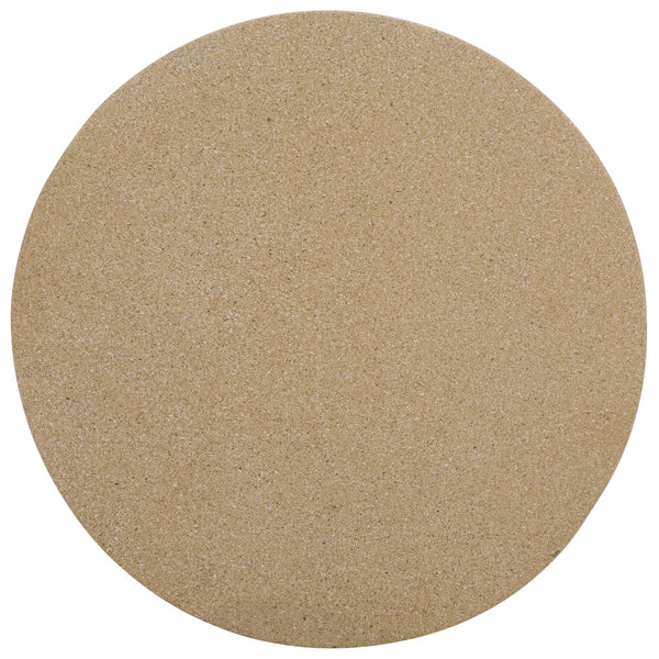 Tina Sculptural Mushroom Accent Table — Polystone Side Table With Matte Finish For Small Spaces (17.7")
