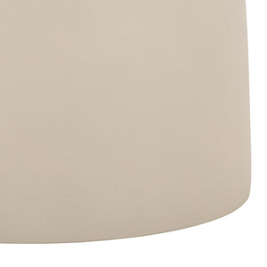 Tina Sculptural Mushroom Accent Table — Polystone Side Table With Matte Finish For Small Spaces (17.7")