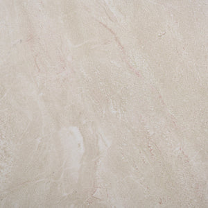 Tina Mushroom Accent Table In Natural Stone Look Polystone — Sculptural Compact Side Table For Small Spaces