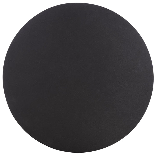 Tina Polystone Round Coffee Table With Matte Finish, Low-Profile Sculptural Design For Living Rooms
