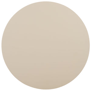 Tina Polystone Round Coffee Table With Matte Finish, Low-Profile Sculptural Design For Living Rooms